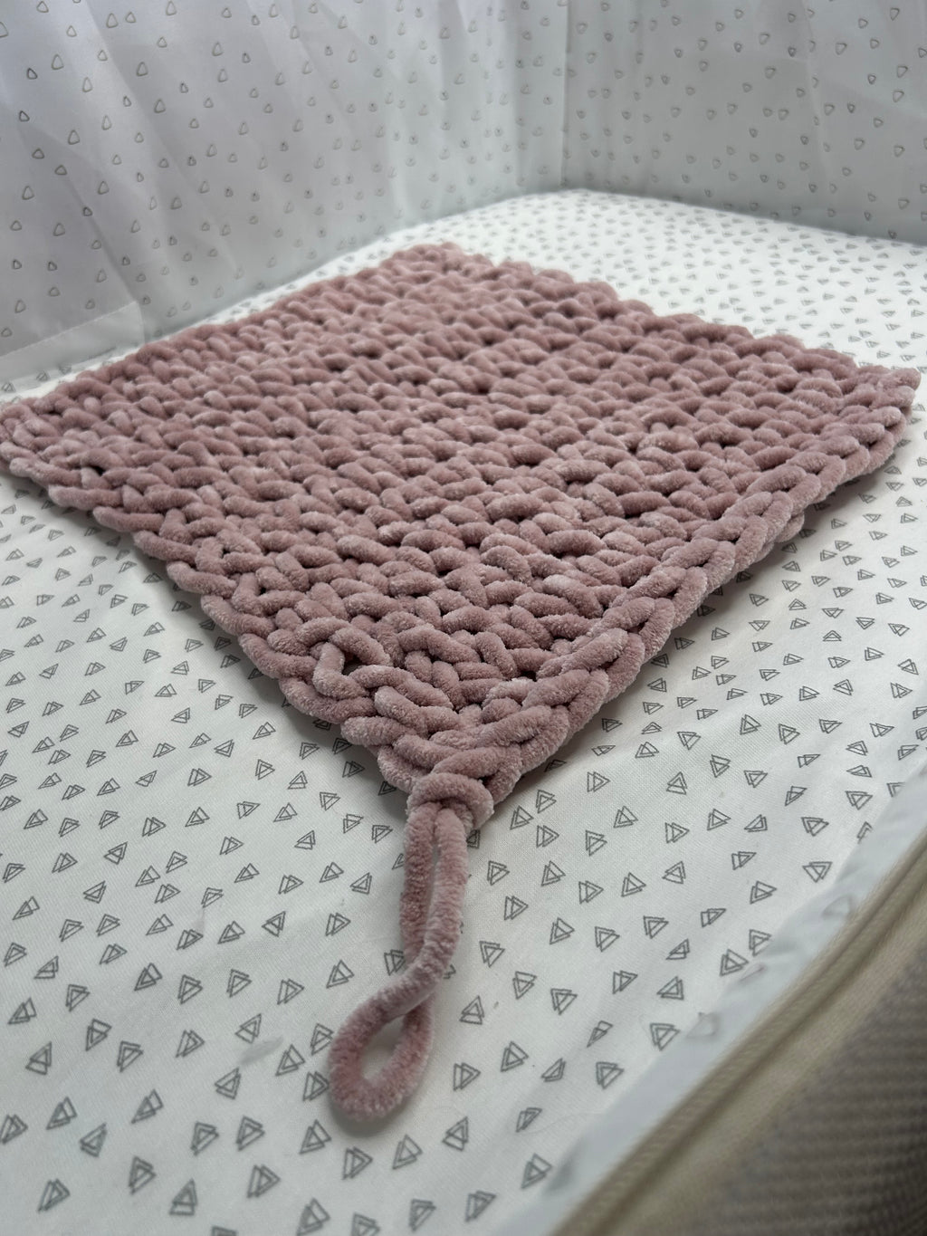 Ready To Ship - Rose Dummy/Baby Comforter