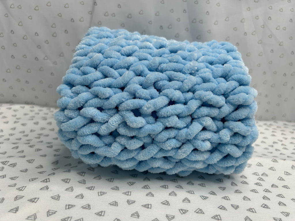 Misknit - Sky Blue Baby Blanket Snuggler