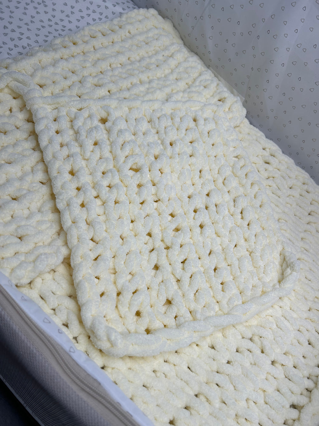 Ready to Ship - Vanilla Baby Blanket & Comforter Set