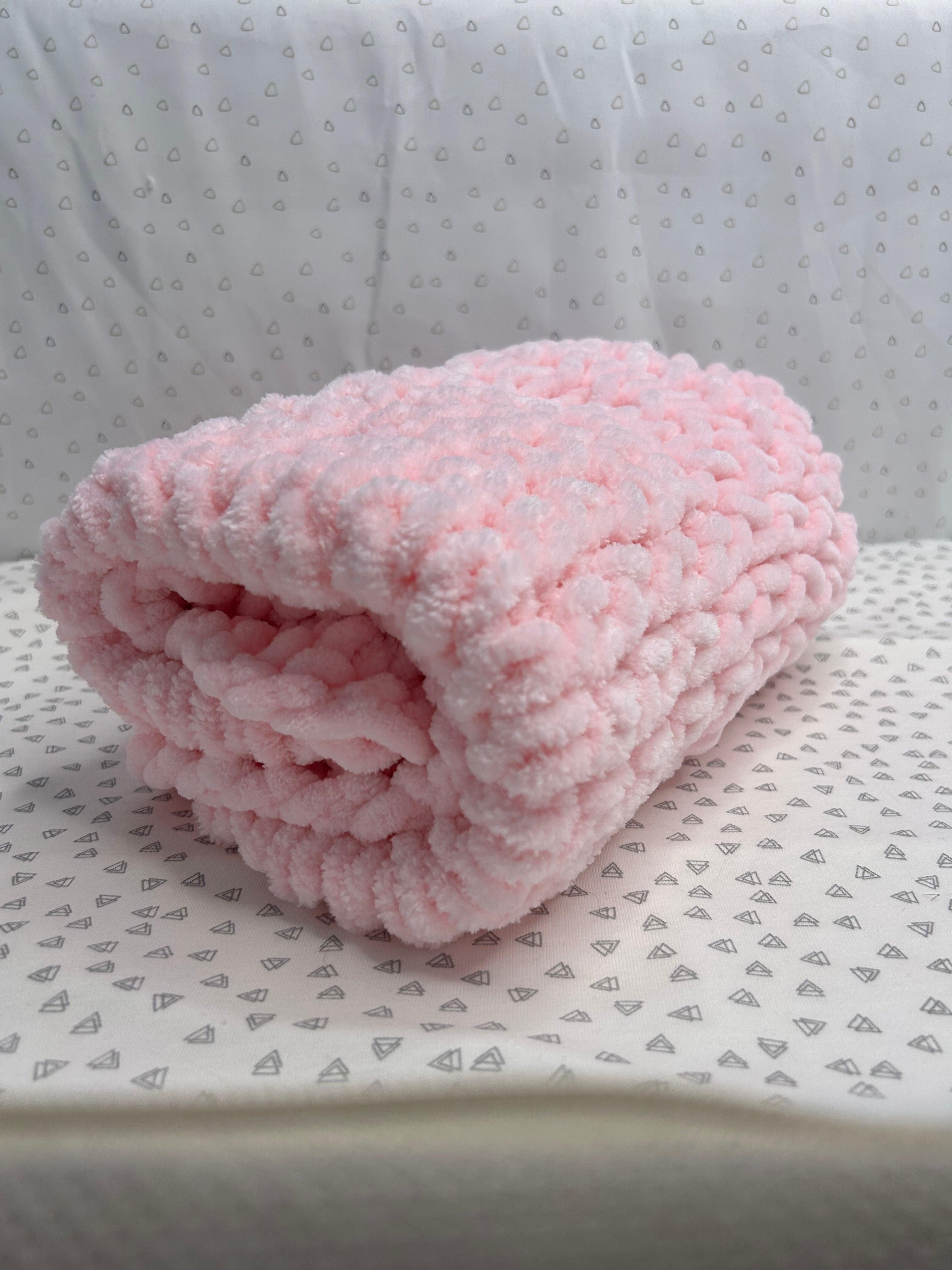Misknit - Bubblegum Baby Blanket