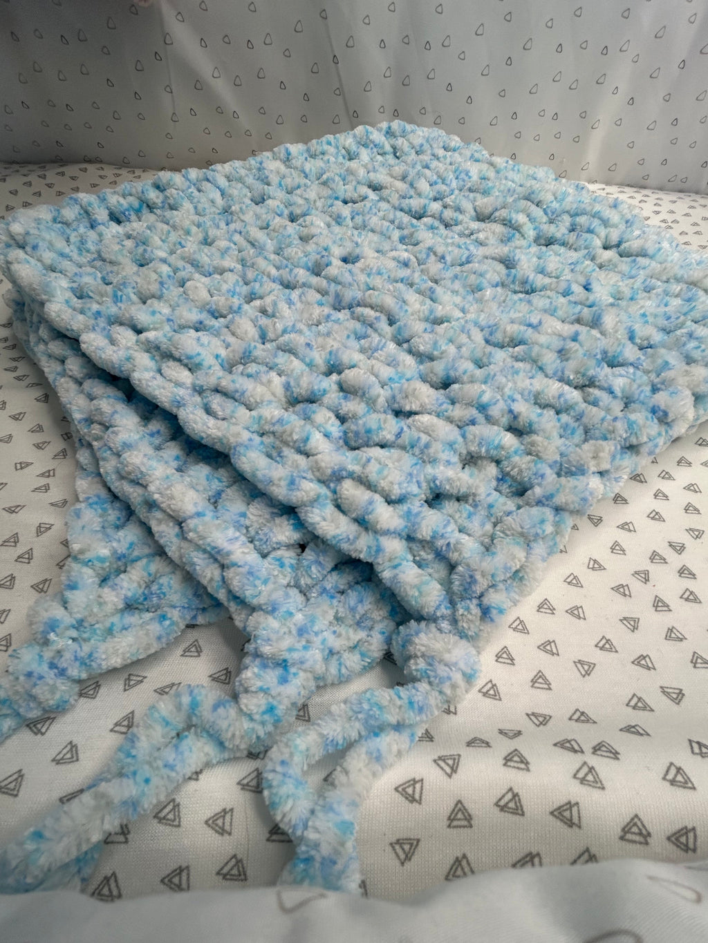 Ready To Ship - Powder Blue Dummy/Baby Comforter