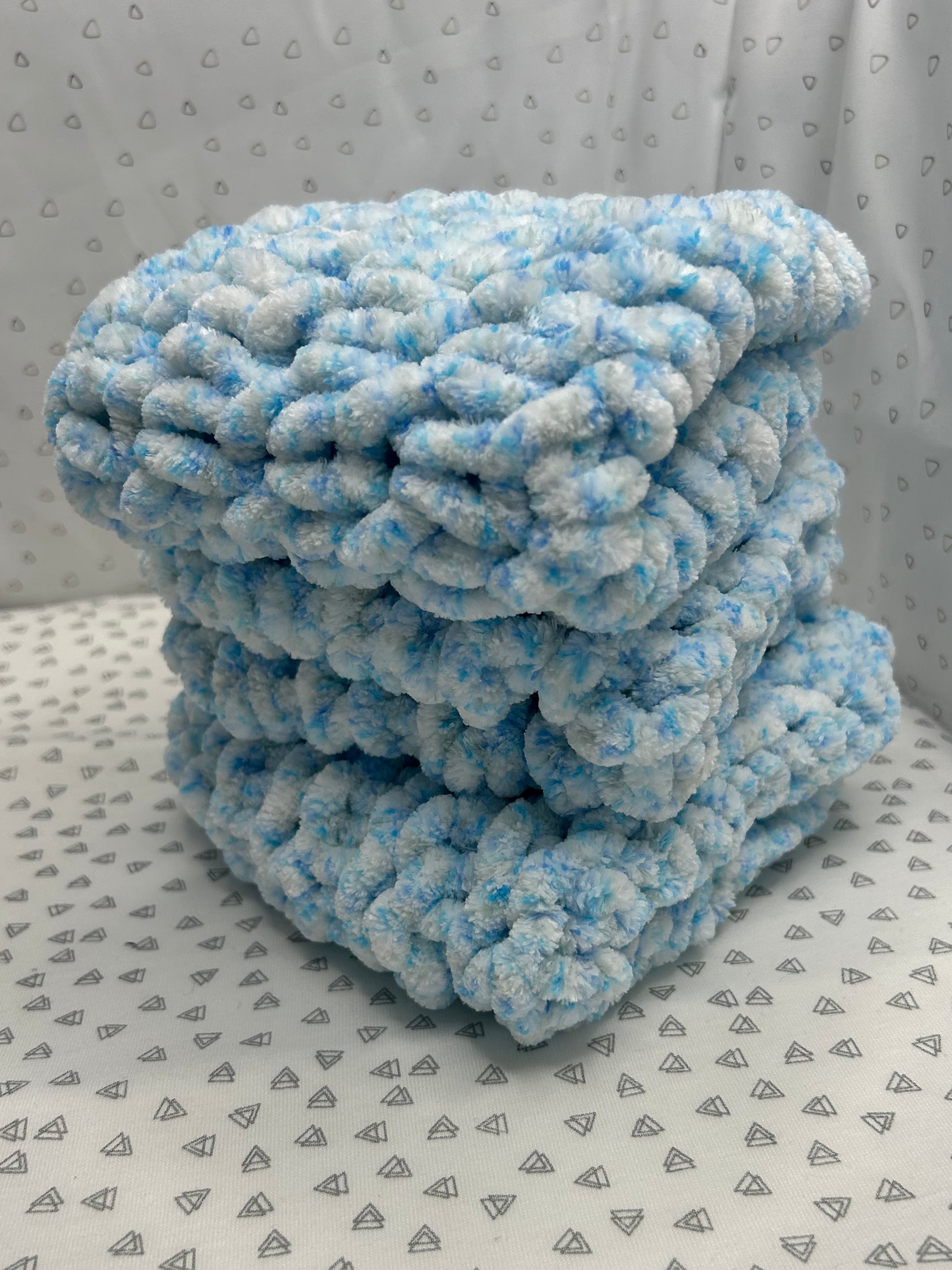 Ready To Ship - Powder Blue Dummy/Baby Comforter