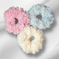 Handmade Crocheted Faux Fur/Fluffy Scrunchie Hair Tie