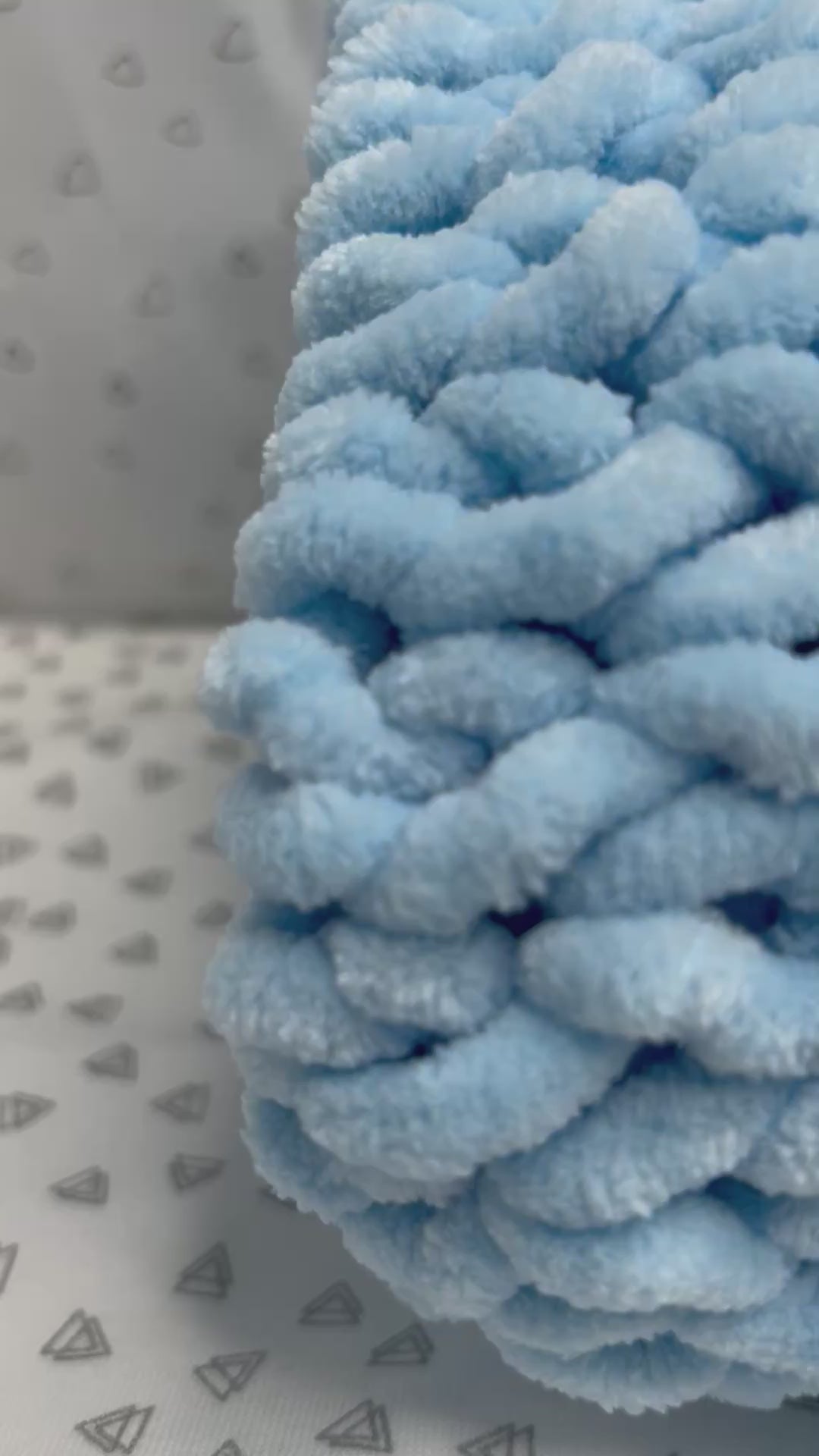 Misknit - Sky Blue Baby Blanket Snuggler