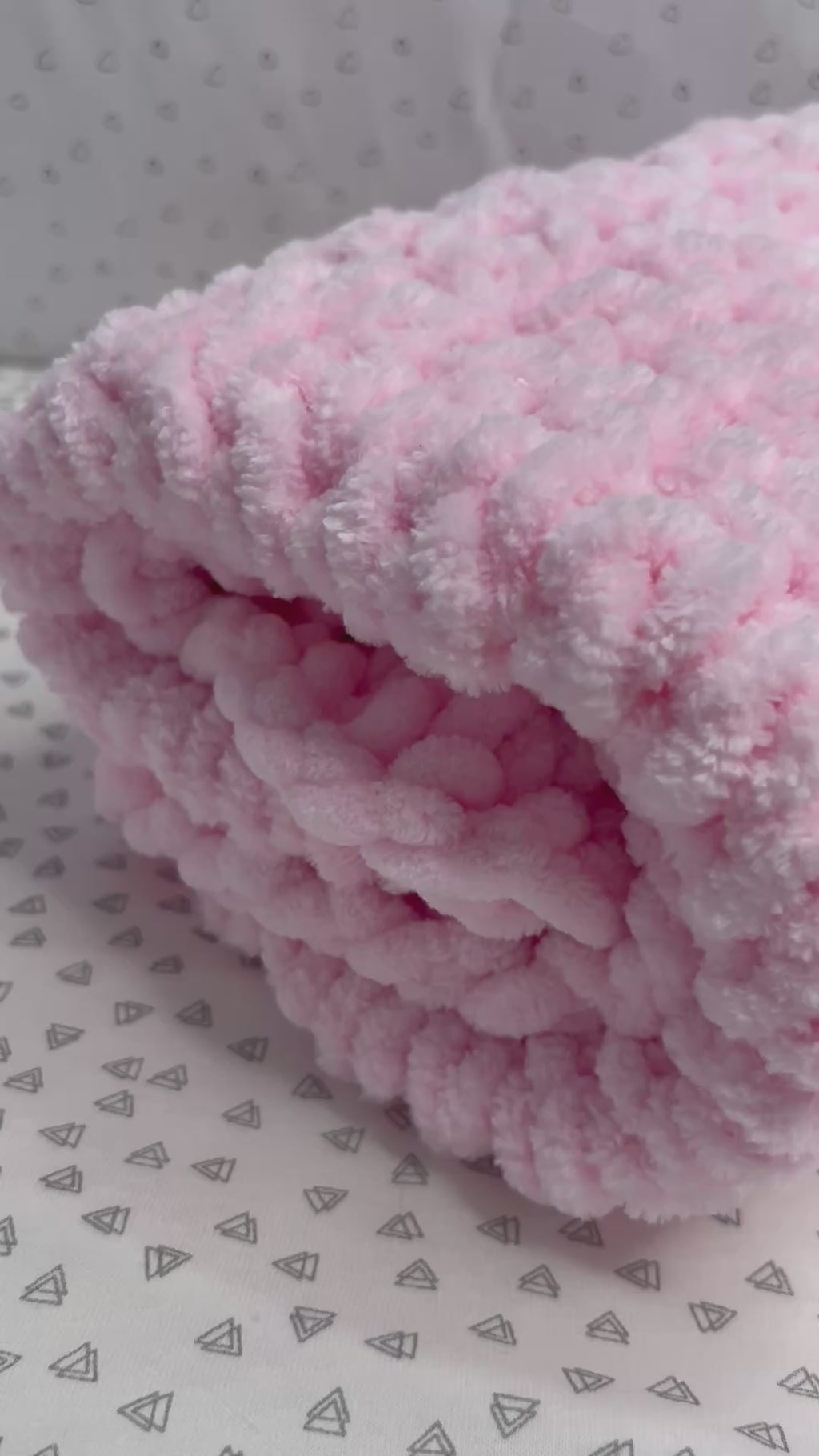 Misknit - Bubblegum Baby Blanket
